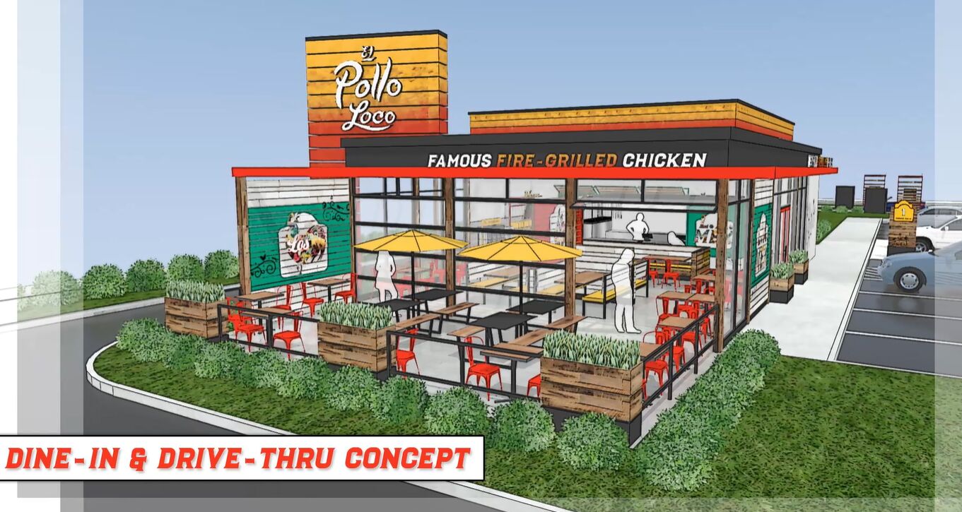 El Pollo Loco-small indoor dining design